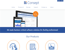 Tablet Screenshot of conseptfm.com